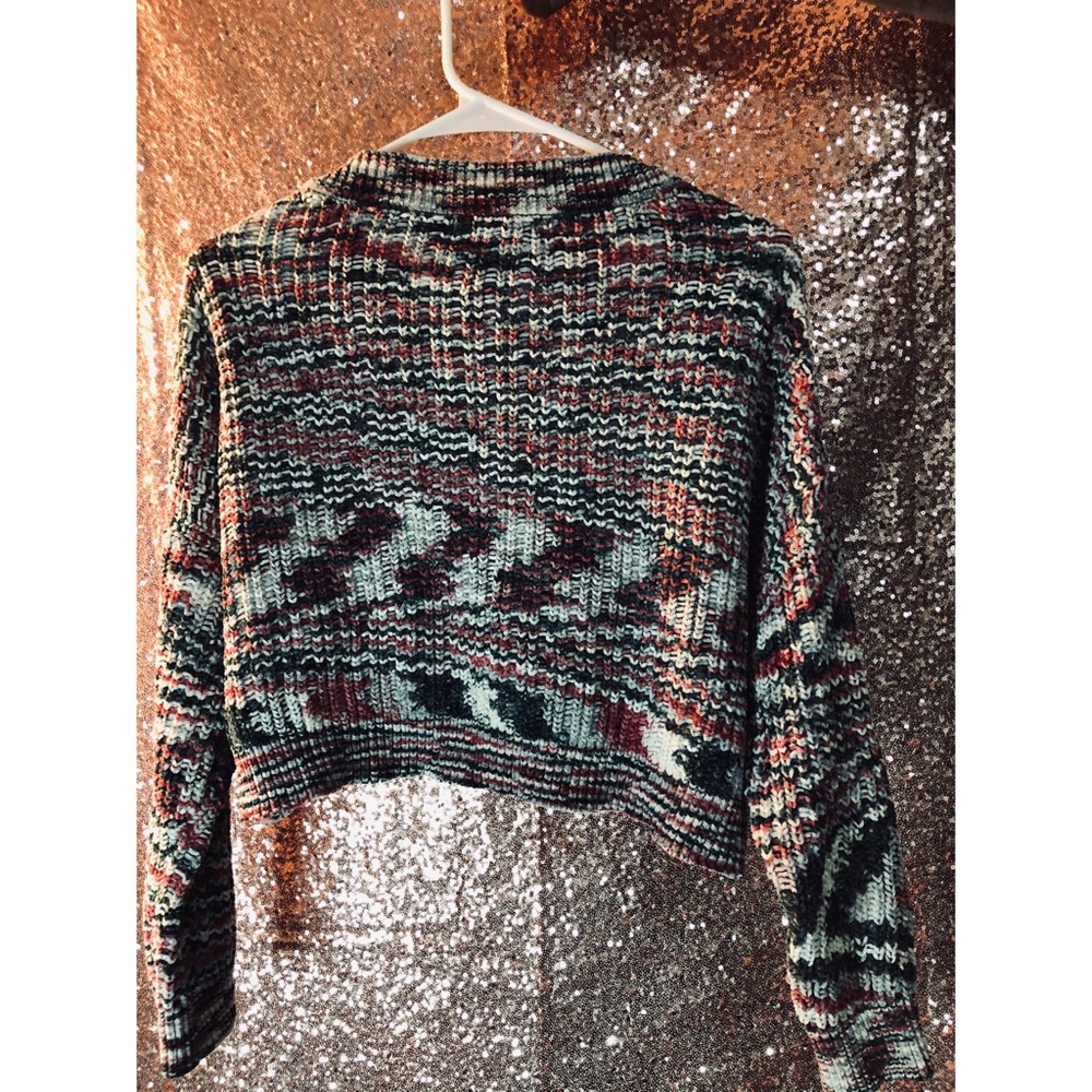 Cotton woven sweater . Size S - Picture 3 of 3